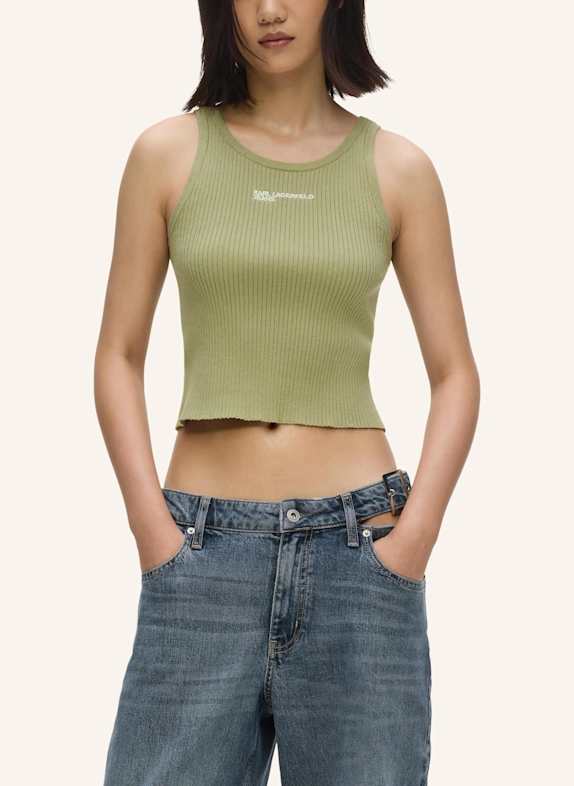 KARL LAGERFELD JEANS Top HELLGRÜN