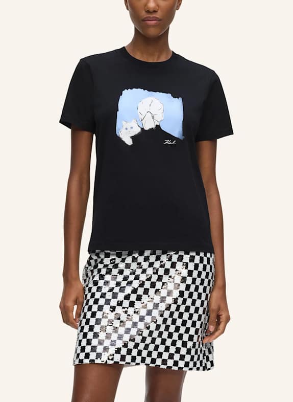 KARL LAGERFELD T-shirt SCHWARZ