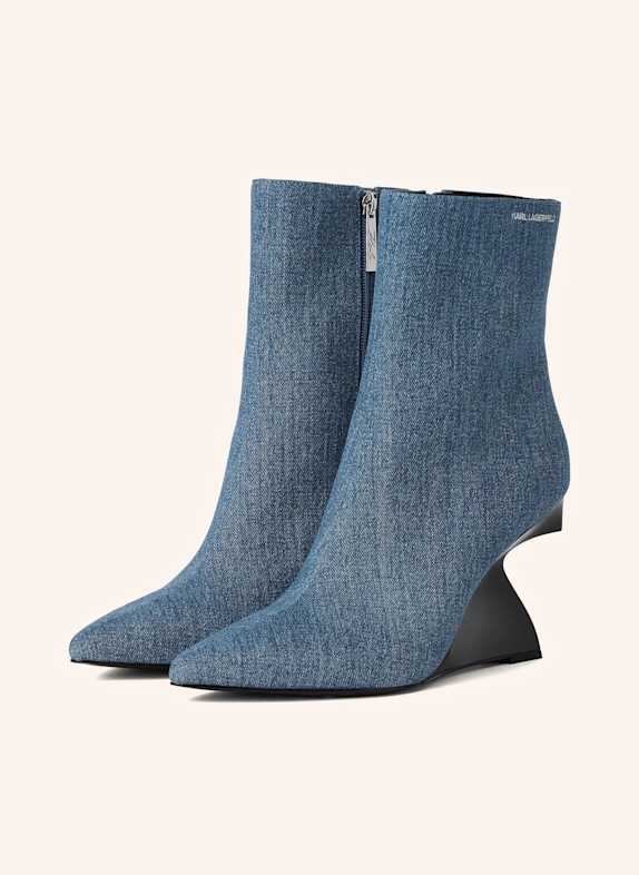 KARL LAGERFELD Stiefel BLAU