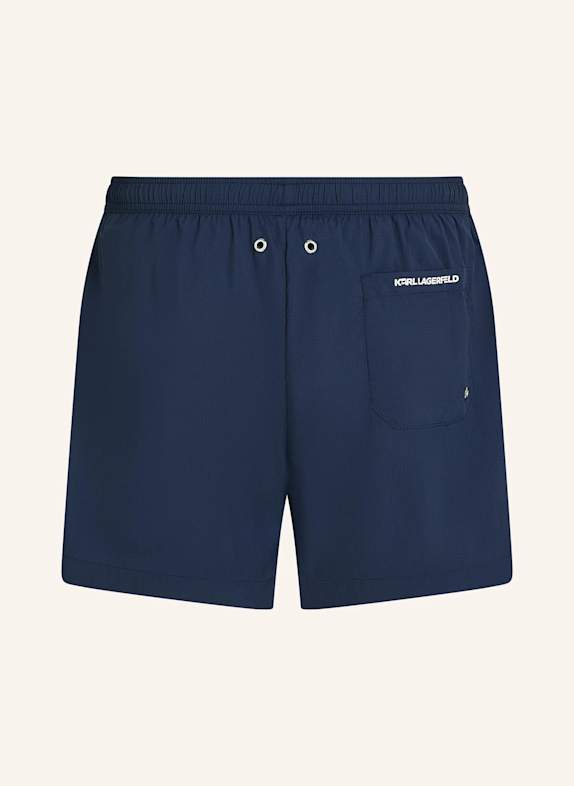 KARL LAGERFELD Badeshorts DUNKELBLAU