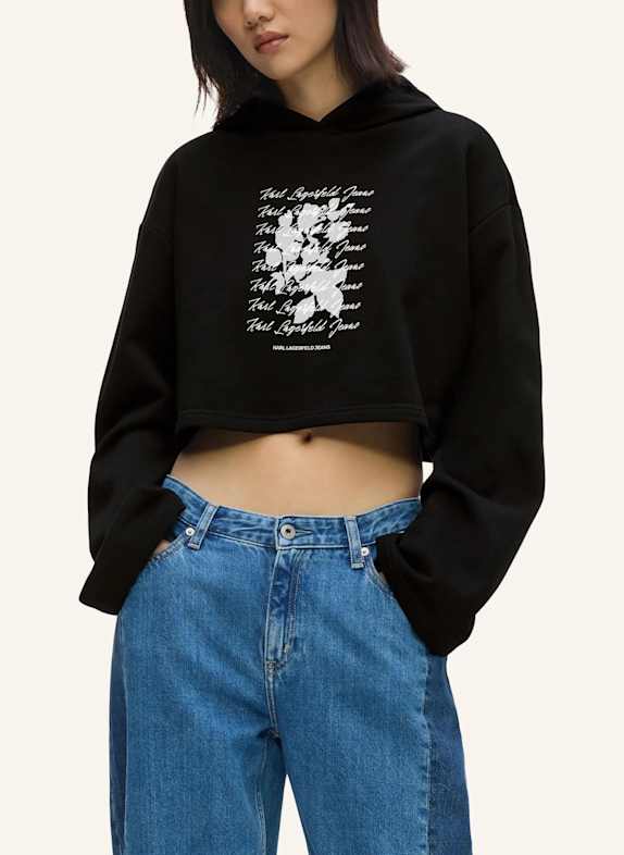 KARL LAGERFELD JEANS Hoodie SCHWARZ
