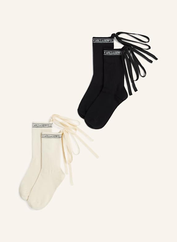 KARL LAGERFELD 2er-Pack Socken SCHWARZ