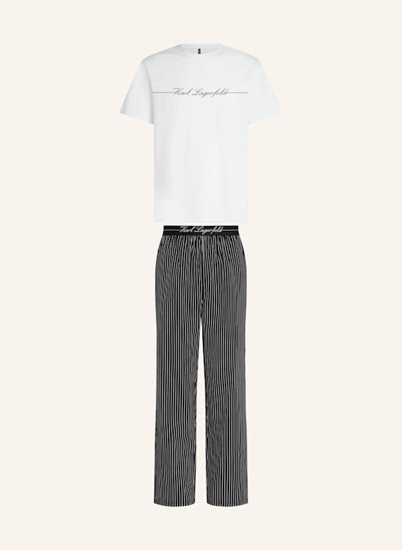 KARL LAGERFELD Nachtwäsche SCHWARZ
