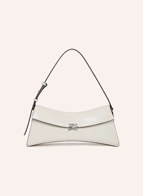 KARL LAGERFELD Schultertasche WEISS