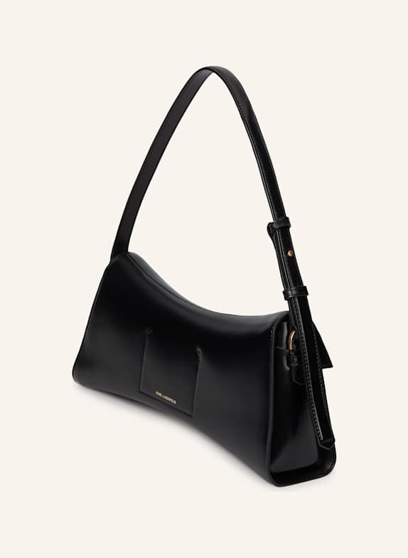 KARL LAGERFELD Schultertasche SCHWARZ/ GOLD