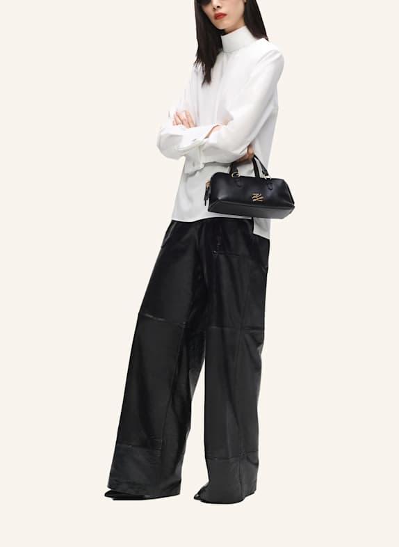 KARL LAGERFELD Bowlingtasche SCHWARZ/ GOLD