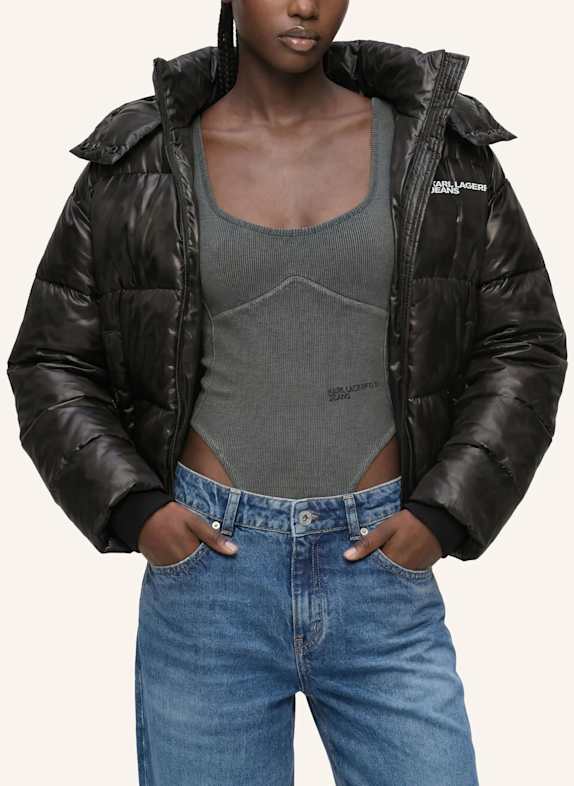KARL LAGERFELD JEANS Jacke SCHWARZ