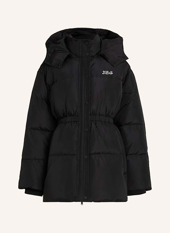 KARL LAGERFELD Mantel SCHWARZ