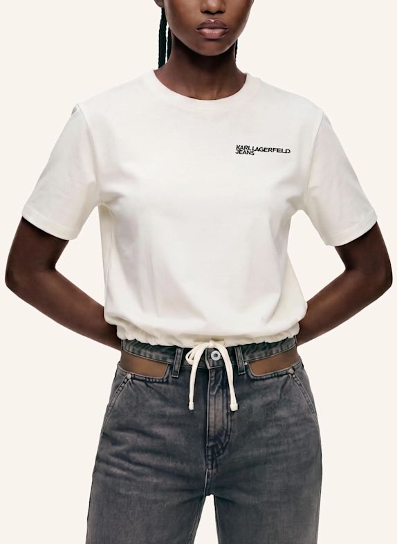 KARL LAGERFELD JEANS T-shirt BEIGE