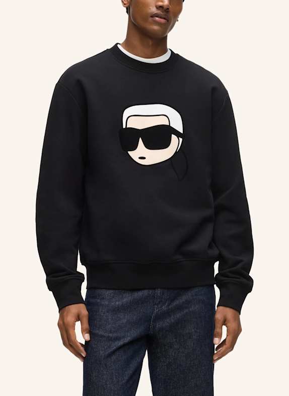 KARL LAGERFELD Sweatshirt SCHWARZ