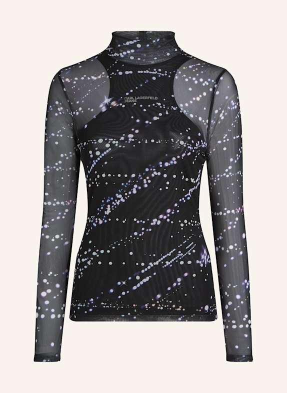 KARL LAGERFELD JEANS Top SCHWARZ