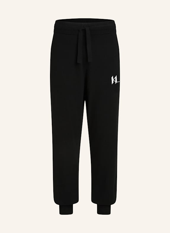 KARL LAGERFELD Hose SCHWARZ