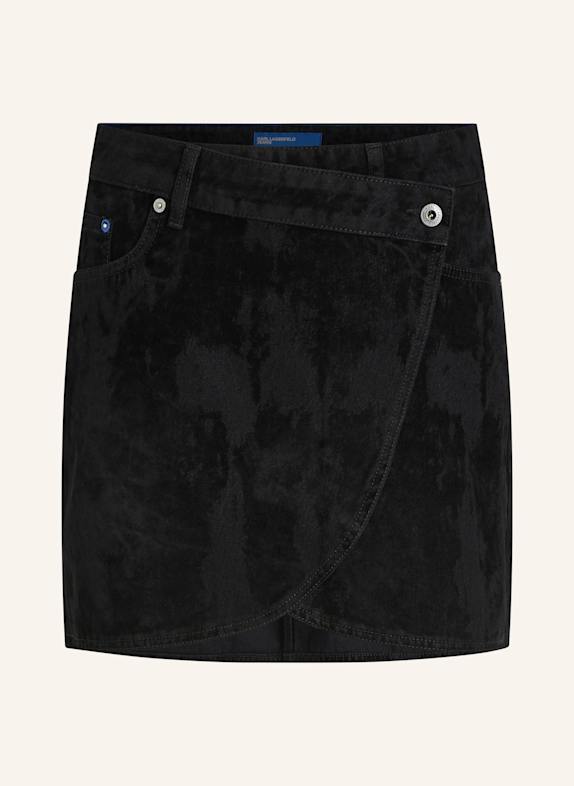 KARL LAGERFELD JEANS Rock DUNKELLILA