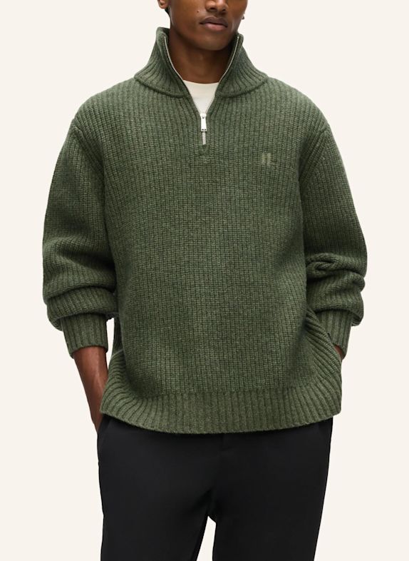 KARL LAGERFELD Sweatshirt DUNKELGRÜN