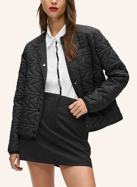KARL LAGERFELD Mantel SCHWARZ
