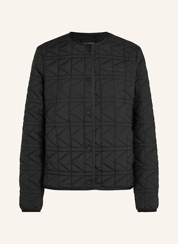 KARL LAGERFELD Mantel SCHWARZ