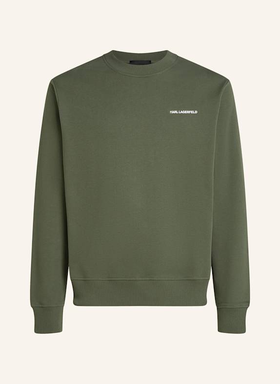 KARL LAGERFELD Sweatshirt DUNKELGRÜN