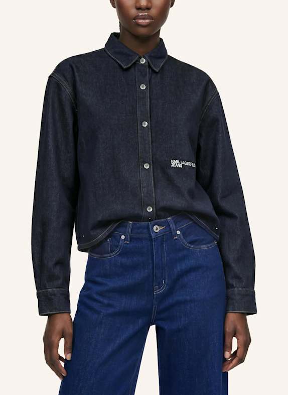KARL LAGERFELD JEANS Bluse DUNKELBLAU