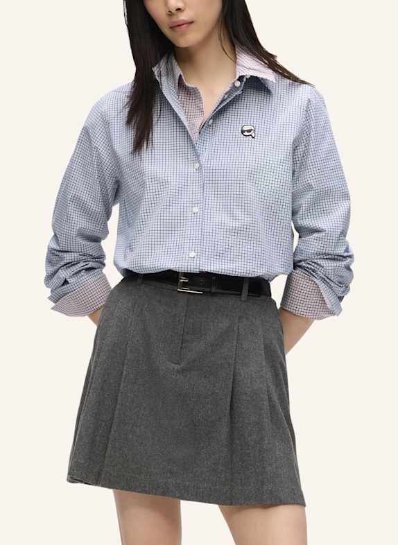 KARL LAGERFELD Bluse WEISS/ BLAU