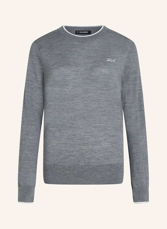 KARL LAGERFELD Sweatshirt GRAU