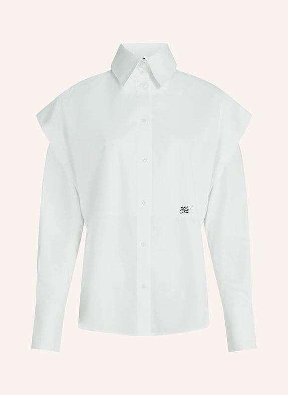 KARL LAGERFELD Bluse WEISS