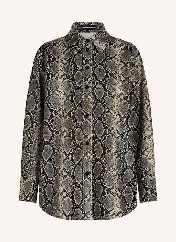 KARL LAGERFELD Bluse BRAUN