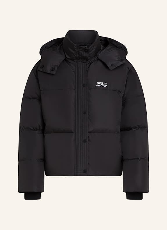 KARL LAGERFELD Mantel SCHWARZ