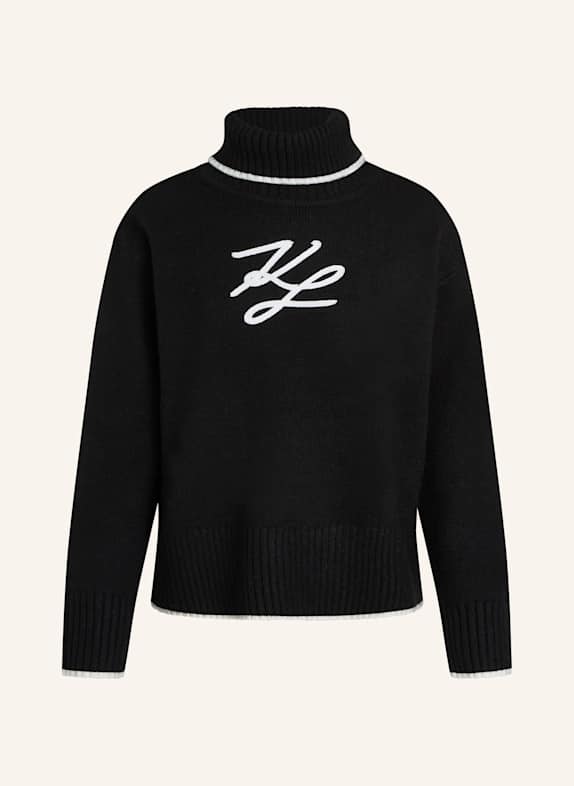 KARL LAGERFELD Top SCHWARZ