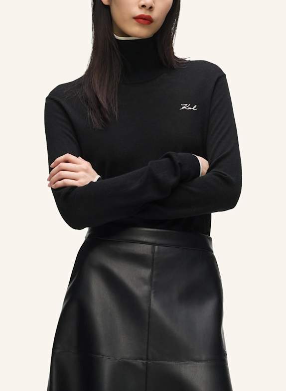 KARL LAGERFELD Sweatshirt SCHWARZ