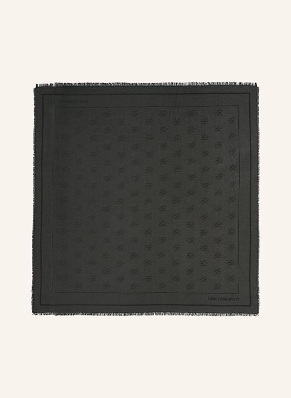 KARL LAGERFELD Schal SCHWARZ