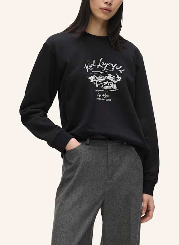 KARL LAGERFELD Sweatshirt SCHWARZ