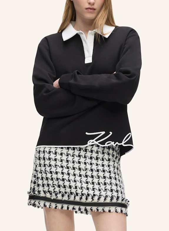 KARL LAGERFELD Sweatshirt SCHWARZ