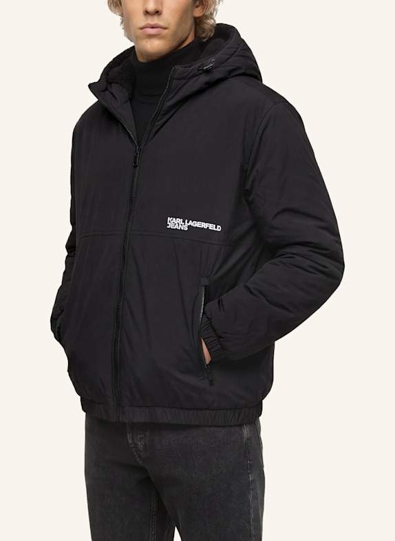 KARL LAGERFELD JEANS Jacke SCHWARZ