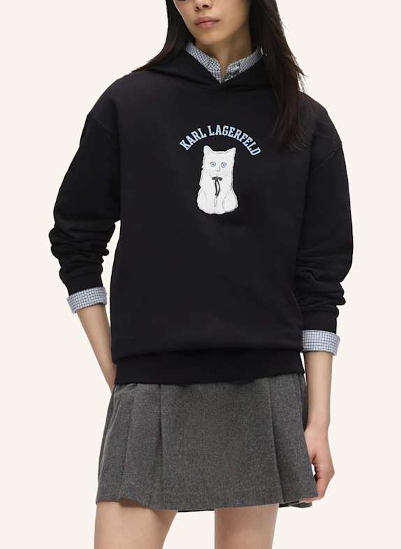 KARL LAGERFELD Hoodie SCHWARZ