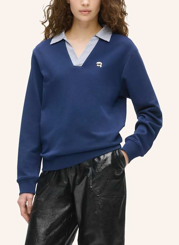 KARL LAGERFELD Sweatshirt DUNKELBLAU