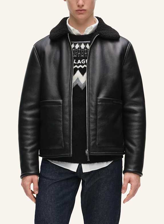 KARL LAGERFELD Jacke SCHWARZ