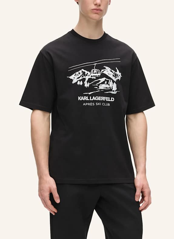 KARL LAGERFELD T-shirt SCHWARZ