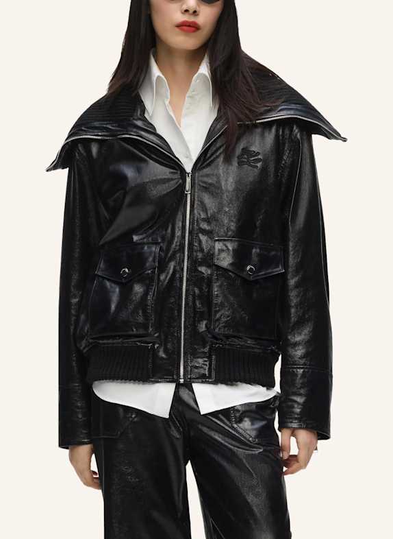 KARL LAGERFELD Bomberjacke SCHWARZ