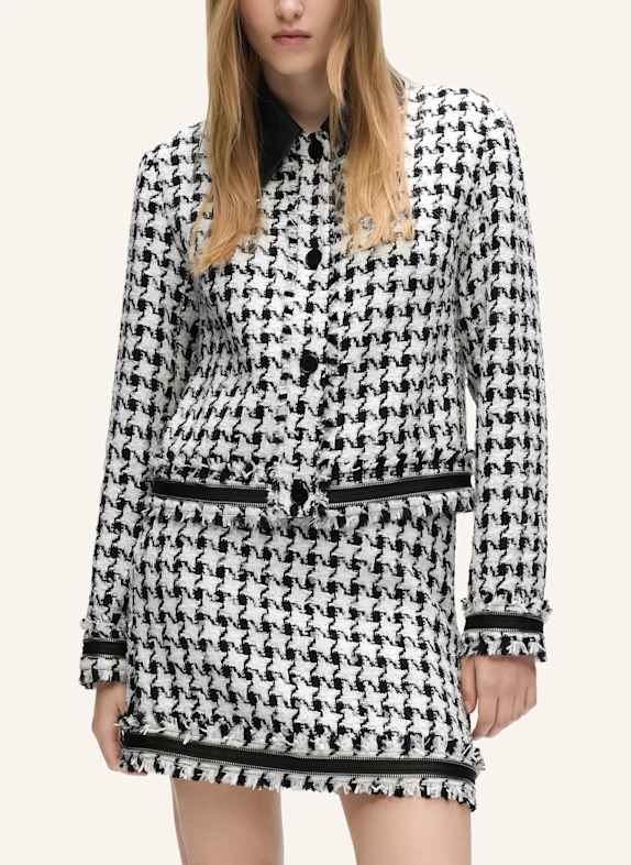KARL LAGERFELD Blazer SCHWARZ / WEISS
