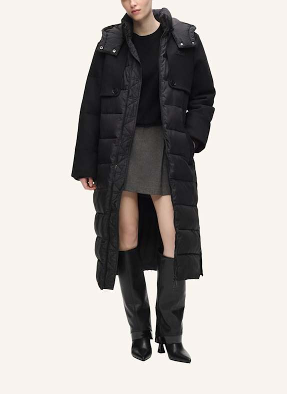 KARL LAGERFELD Mantel SCHWARZ