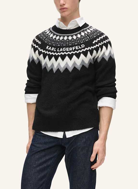 KARL LAGERFELD Sweatshirt SCHWARZ
