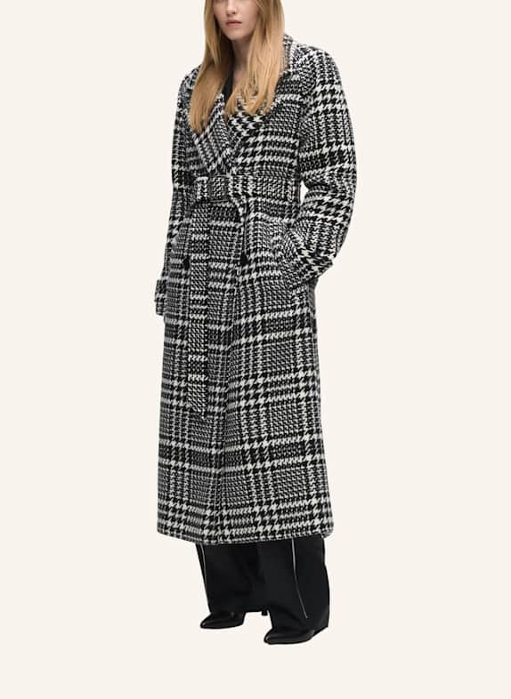 KARL LAGERFELD Mantel SCHWARZ/ WEISS