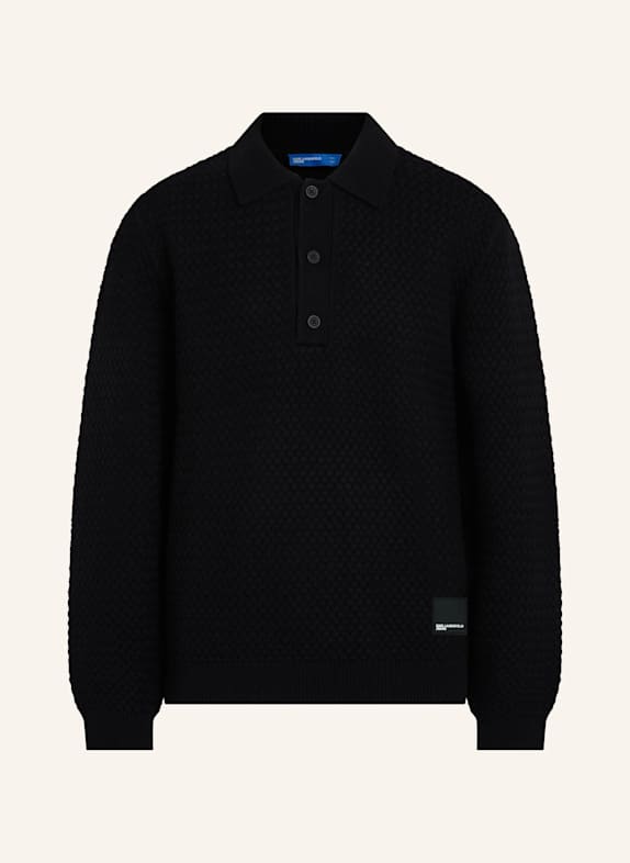 KARL LAGERFELD JEANS Poloshirt SCHWARZ