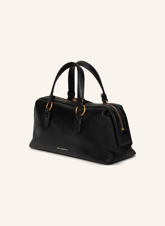 KARL LAGERFELD Bowlingtasche SCHWARZ/ GOLD