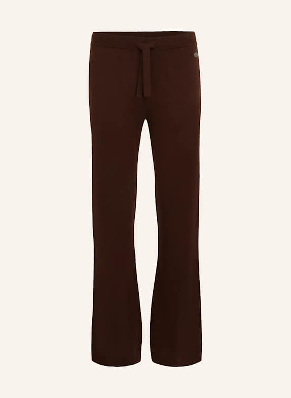 KARL LAGERFELD Hose DUNKELBRAUN