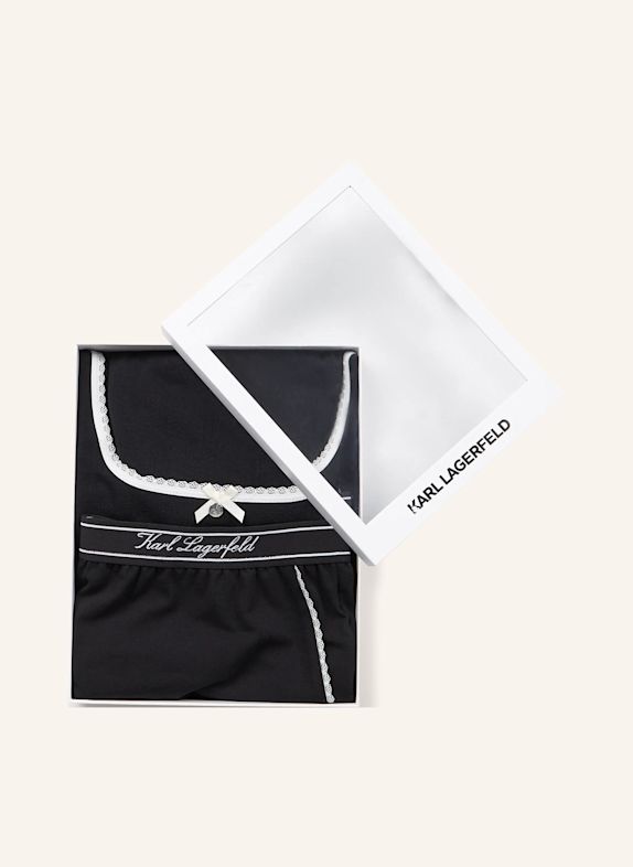 KARL LAGERFELD Nachtwäsche SCHWARZ