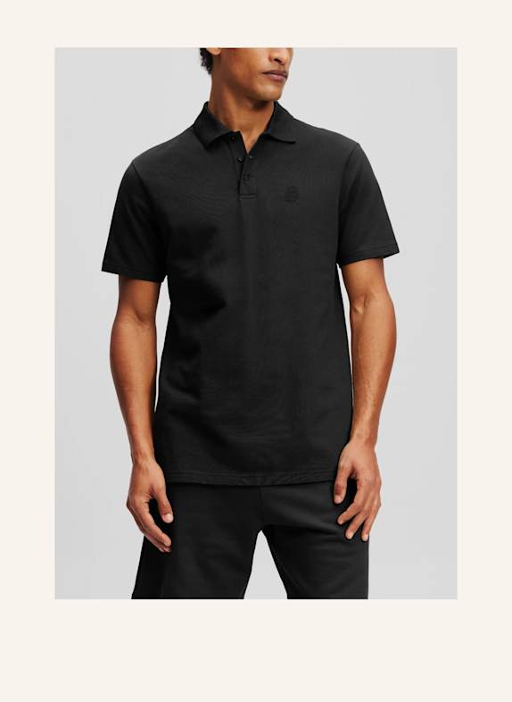 KARL LAGERFELD Poloshirt SCHWARZ