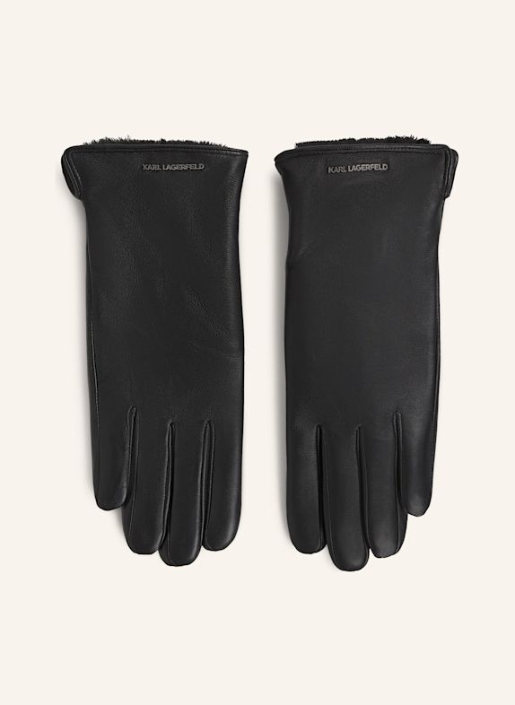 KARL LAGERFELD Handschuhe SCHWARZ