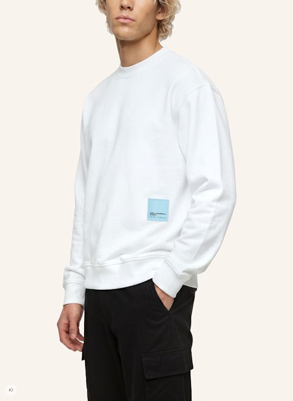 KARL LAGERFELD JEANS Sweatshirt x Pietro Terzini WEISS