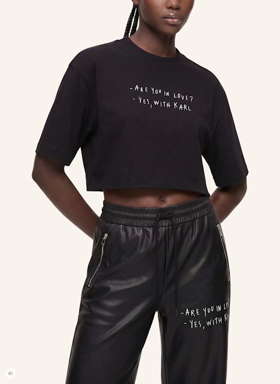 KARL LAGERFELD JEANS T-shirt SCHWARZ